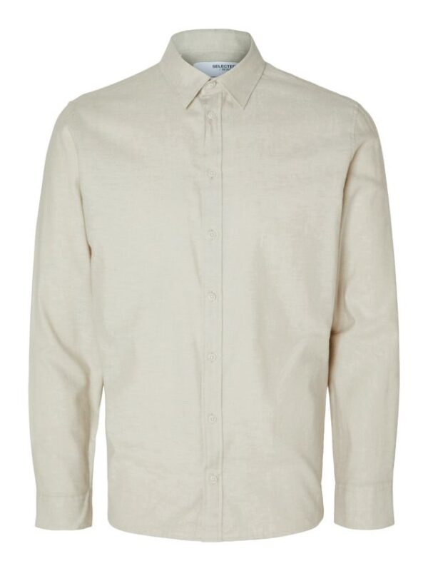 Flannel skjorte - Creme