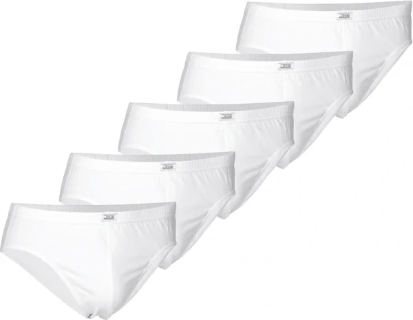 Billede nr 1. for JBS 5-pack mini slip GOTS - 1 HVID