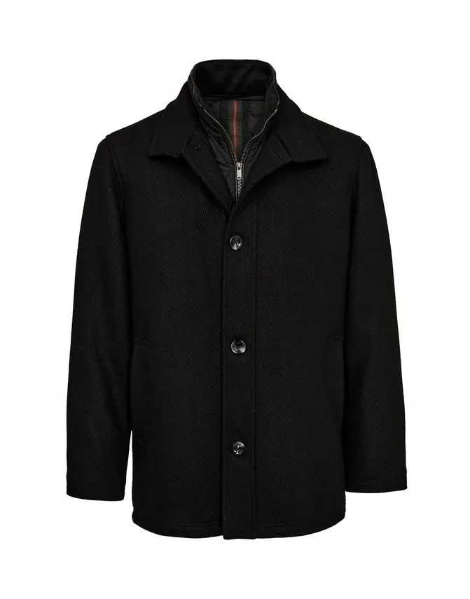 Billede nr 1. for Regular fit wool jacket - 980 BLACK