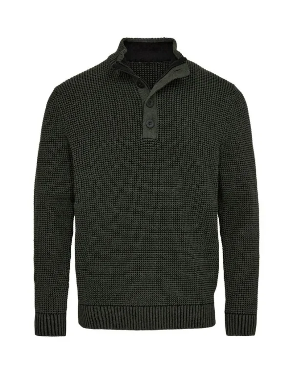Billede nr 1. for Regular knit fit w. buttons - 780 ARMY