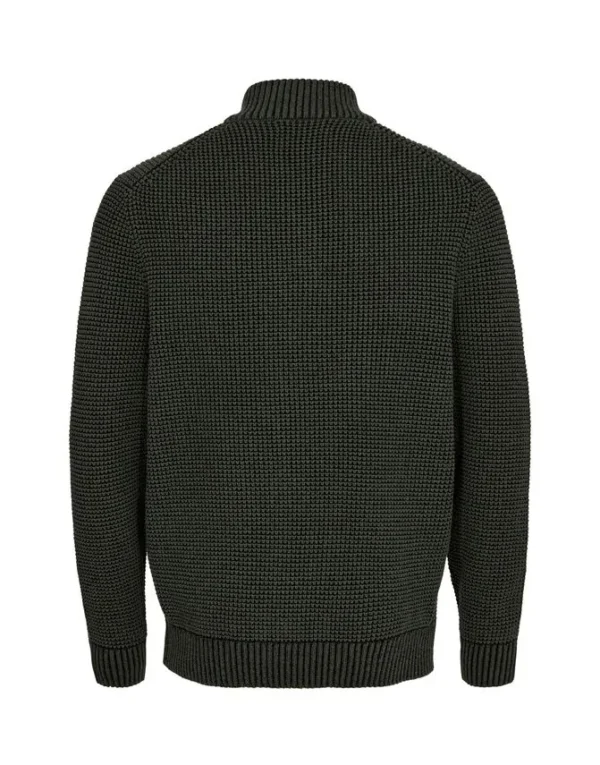 Billede nr 2. for Regular knit fit w. buttons - 780 ARMY