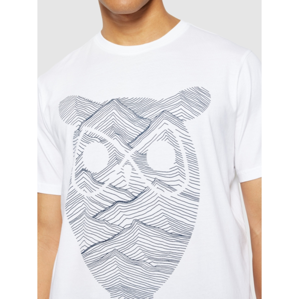 Billede nr 2. for Regular fit mountain t-shirt - Rege - 1010 BRIGHT WHI