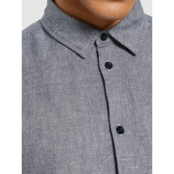 Billede nr 2. for Regular fit heavy twill flannel shi - 1412 NIGHT SKY