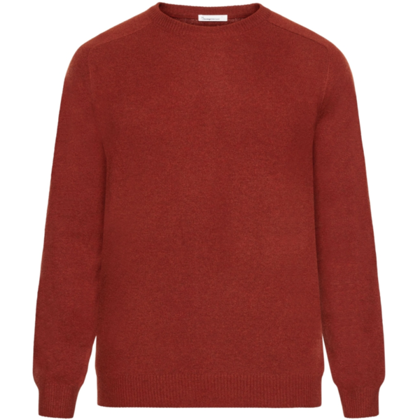 Billede nr 1. for O-neck wool knit - RWS - 1478 FIRED BRIC