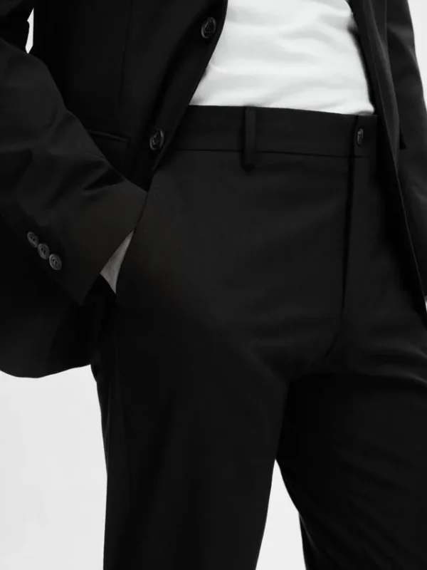 Billede nr 2. for SLHSLIM-MYLOLOGAN BLACK TROUSER B N - BLACK