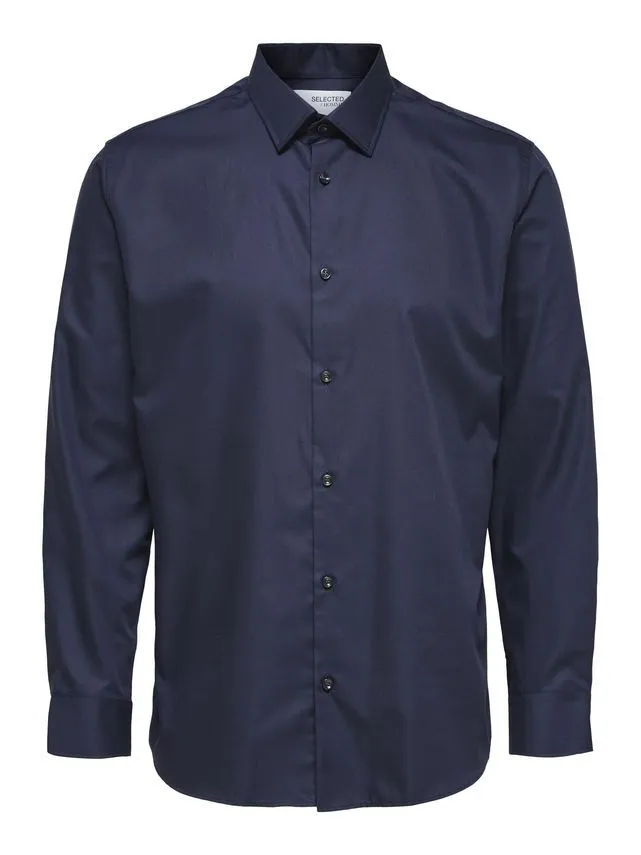 Billede nr 1. for SLHSLIMETHAN SHIRT LS CLASSIC NOOS - PEACOAT