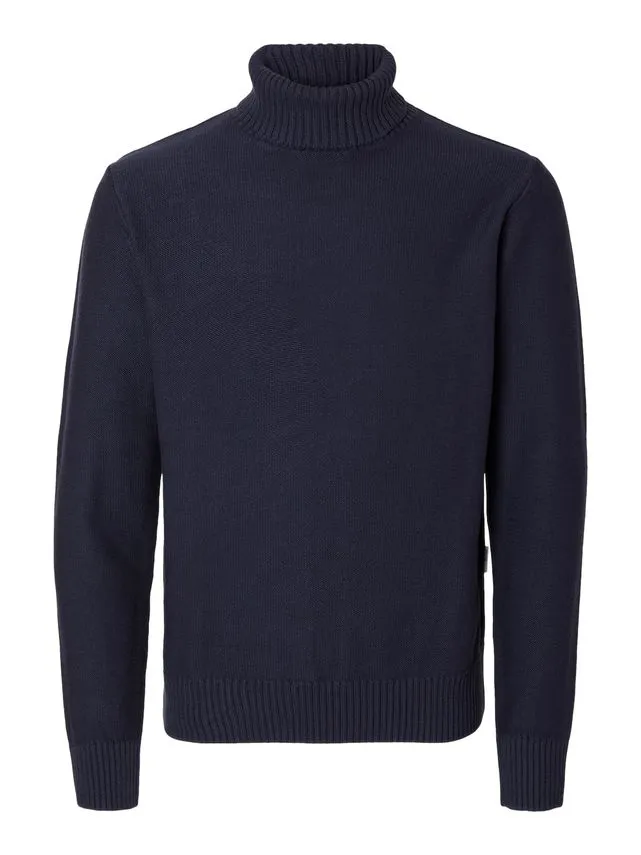 Billede nr 1. for SLHAXEL LS KNIT ROLL NECK NOOS - SKY CAPTAIN