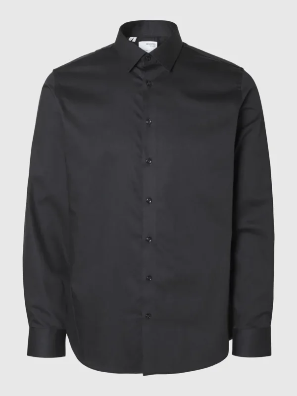 Billede nr 1. for SLHSLIM-PERFORMANCE SHIRT LS NOOS - BLACK