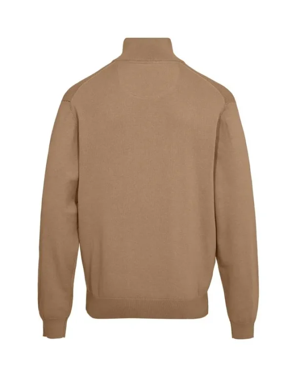 Billede nr 2. for Reg fit structure half zip - 815 SAND