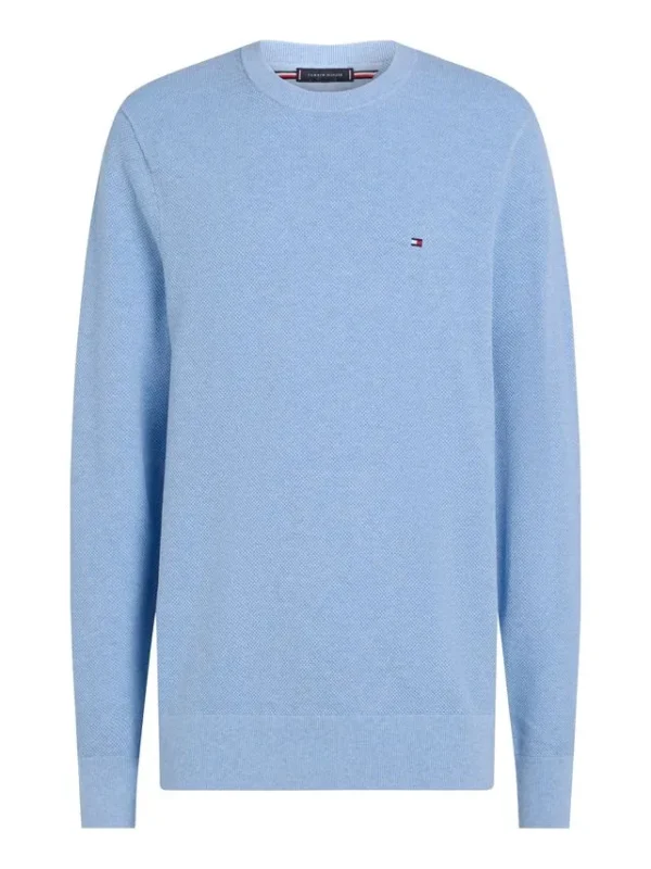 Billede nr 1. for ESSENTIAL STRUCTURE CREW NECK - DV5 VESSEL BLUE