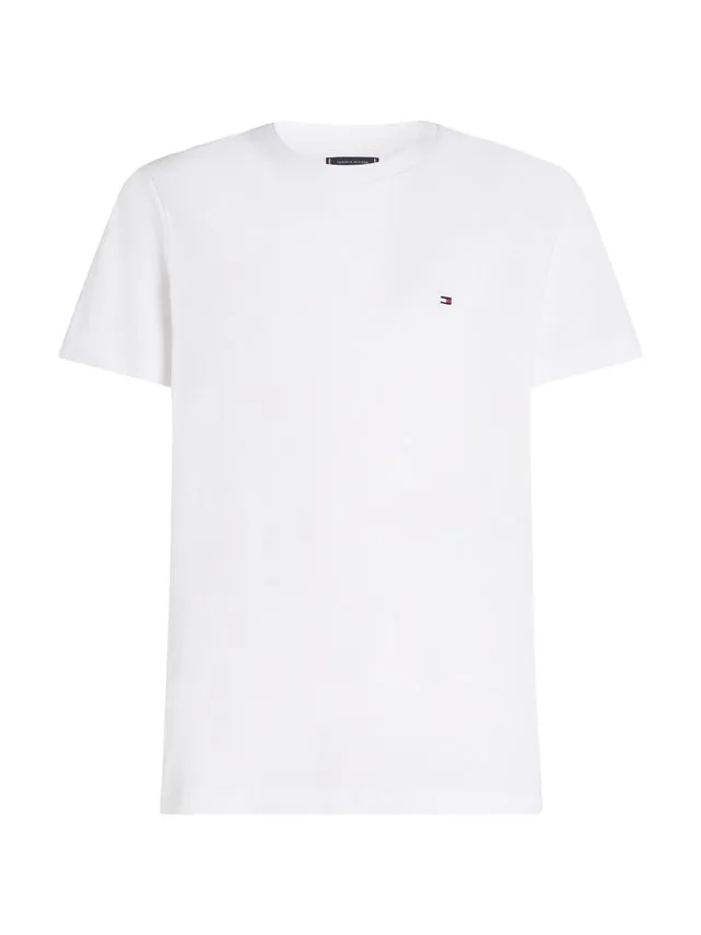 Billede nr 1. for ESSENTIAL REG FIT SOLID TEE - YBR WHITE