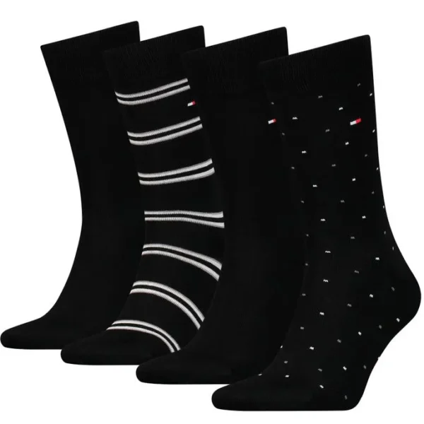 Billede nr 2. for TH MEN SOCK 4P TIN GIFTBOX STRIPE D - 002 BLACK