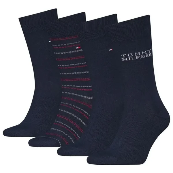 Billede nr 2. for TH MEN SOCK 4P TIN GIFTBOX TOMMY - 001 NAVY