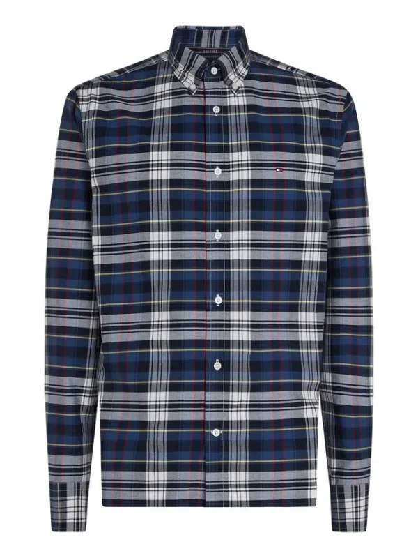 Billede nr 1. for OXFORD HERITAGE PLAID RF SHIRT - 0GZ AEGEAN SEA