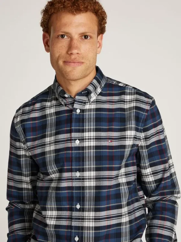 Billede nr 2. for OXFORD HERITAGE PLAID RF SHIRT - 0GZ AEGEAN SEA