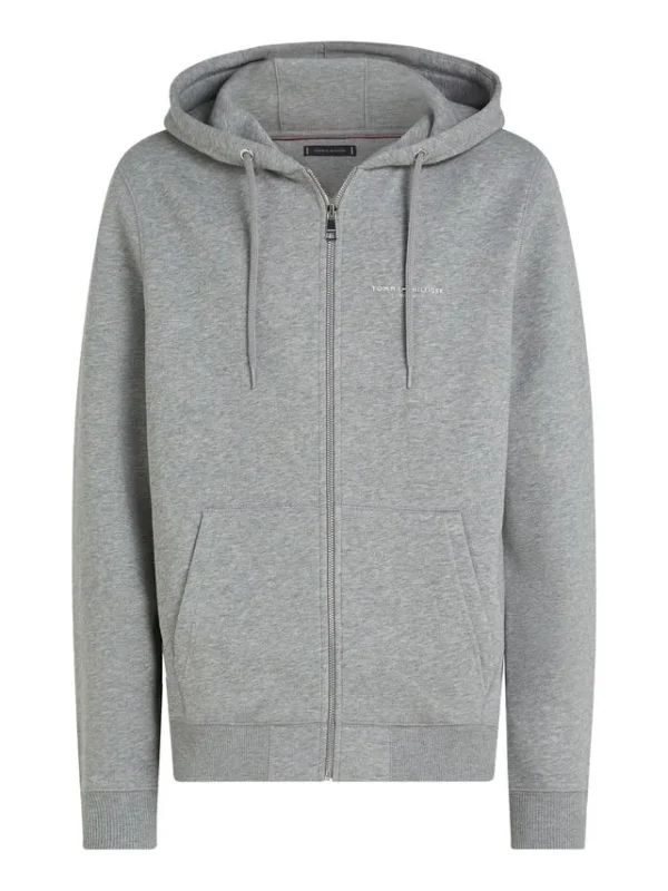 Billede nr 1. for SMALL TOMMY LOGO ZIP HDD - P91 MEDIUM GREY