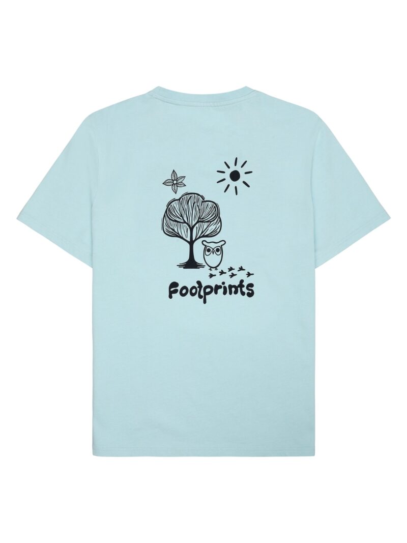 Regular single jersey printed tee - Blue - Billede 3
