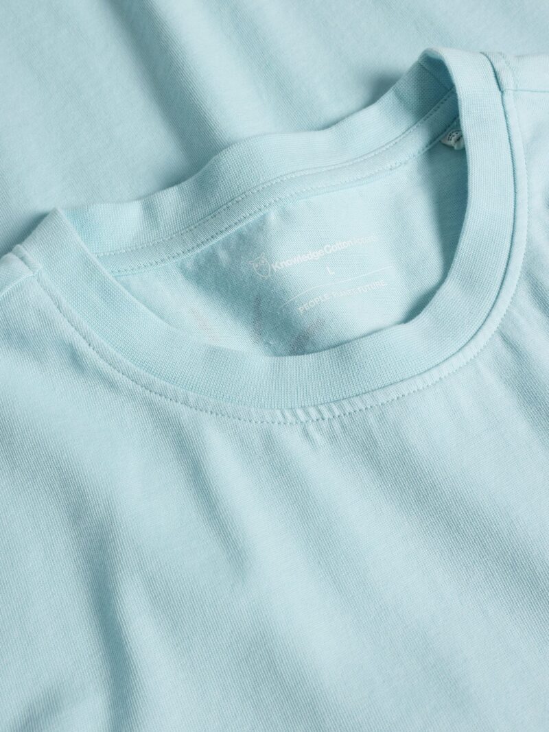 Regular single jersey printed tee - Blue - Billede 2