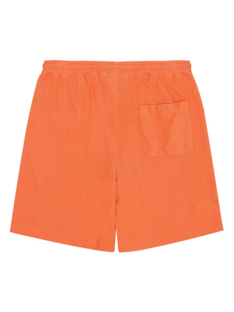FIG loose fit bouclé jersey shorts  - Orange - Billede 2