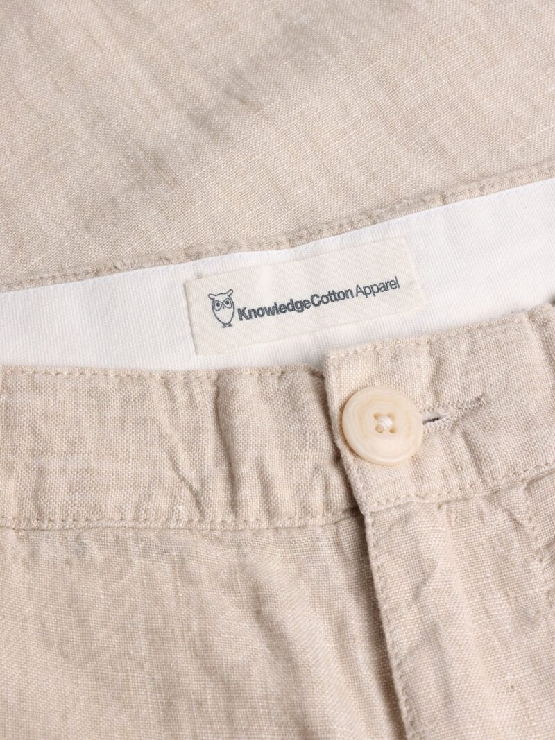 Chuck regular  linen pants - Sand - Billede 3