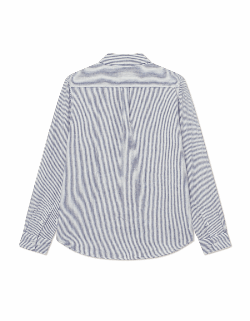 Kristian linen shirt - Blue - Billede 2