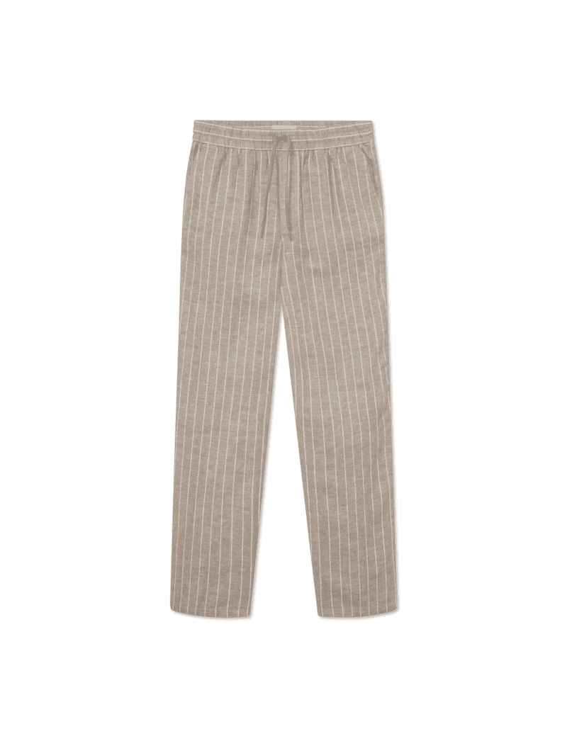 Patrick linen pants - Brown