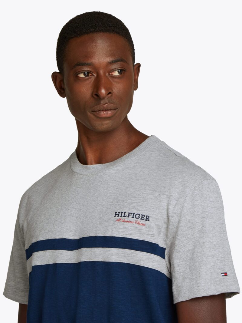 Monotype color block tee - Grey - Billede 3