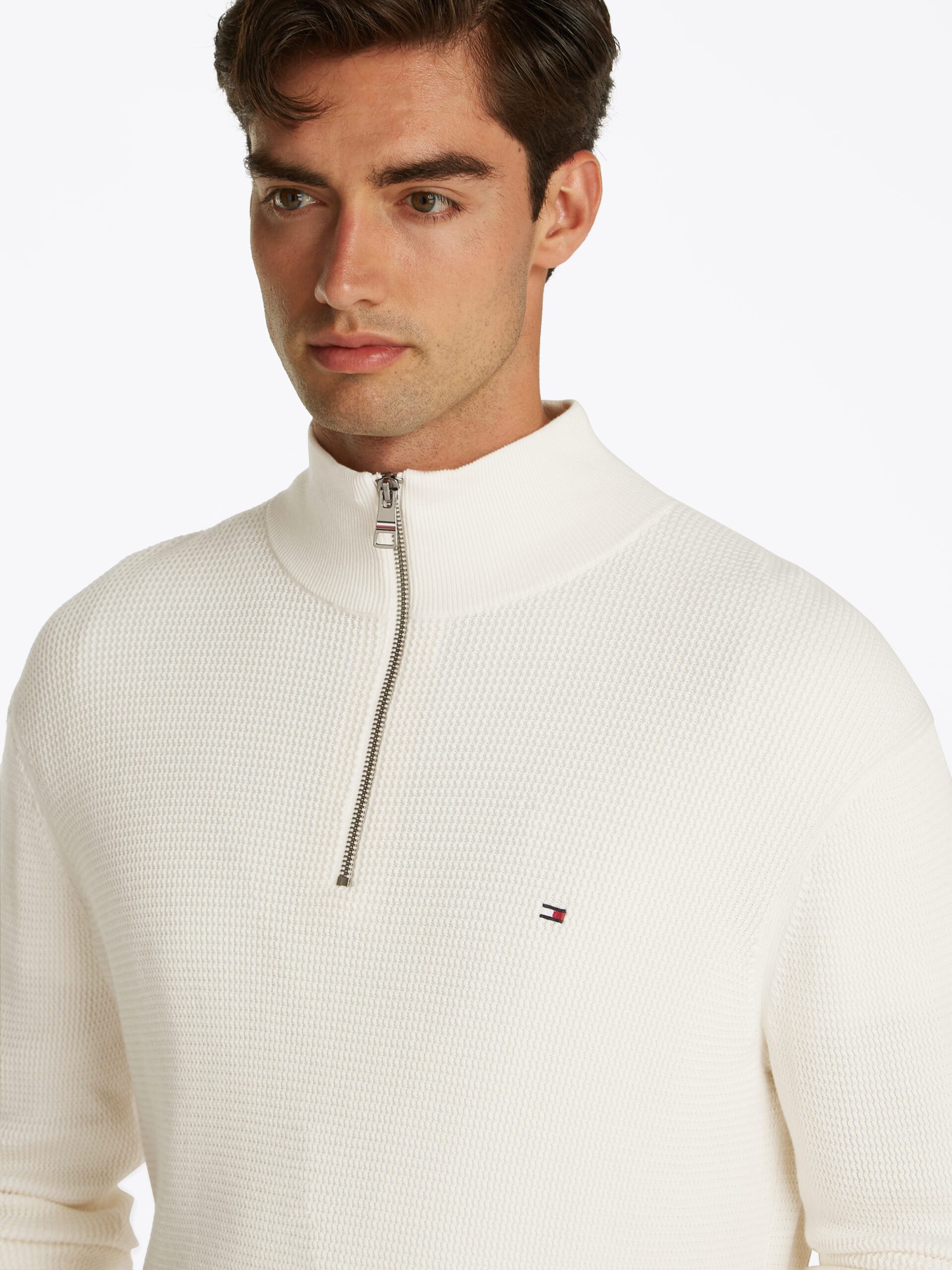 Racking structure half zip - Creme - Billede 3