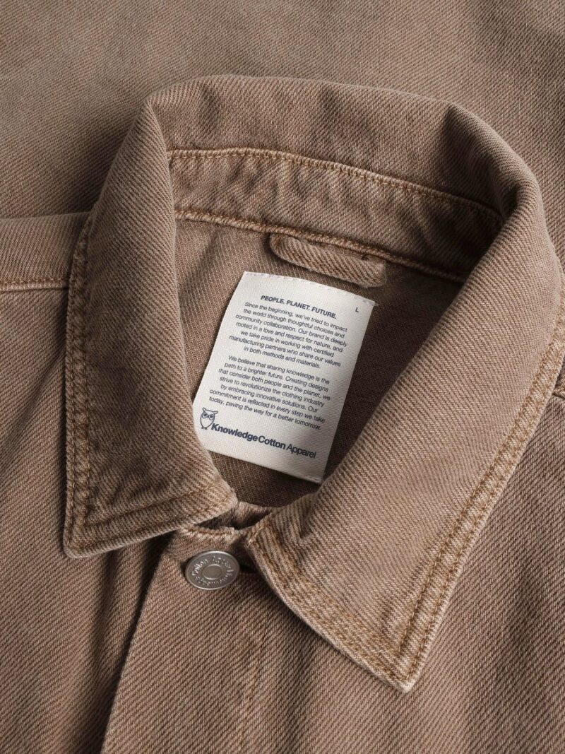 Raw twill workwear jacket - Brown - Billede 3