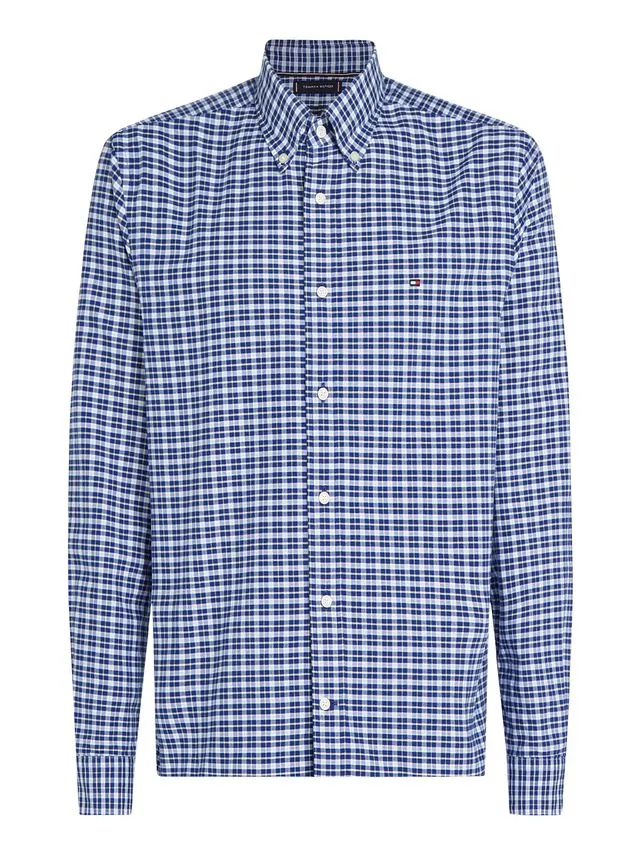Billede nr 1. for HERITAGE OXFORD CHECK RF SHIRT - 0MS WEDGE BLUE