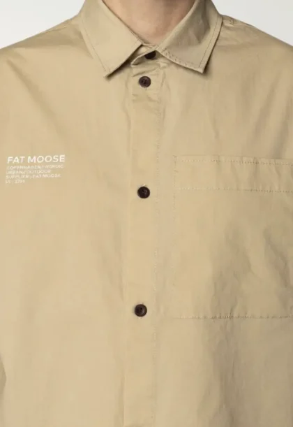 Billede nr 2. for Evan Shirt SS - KHAKI