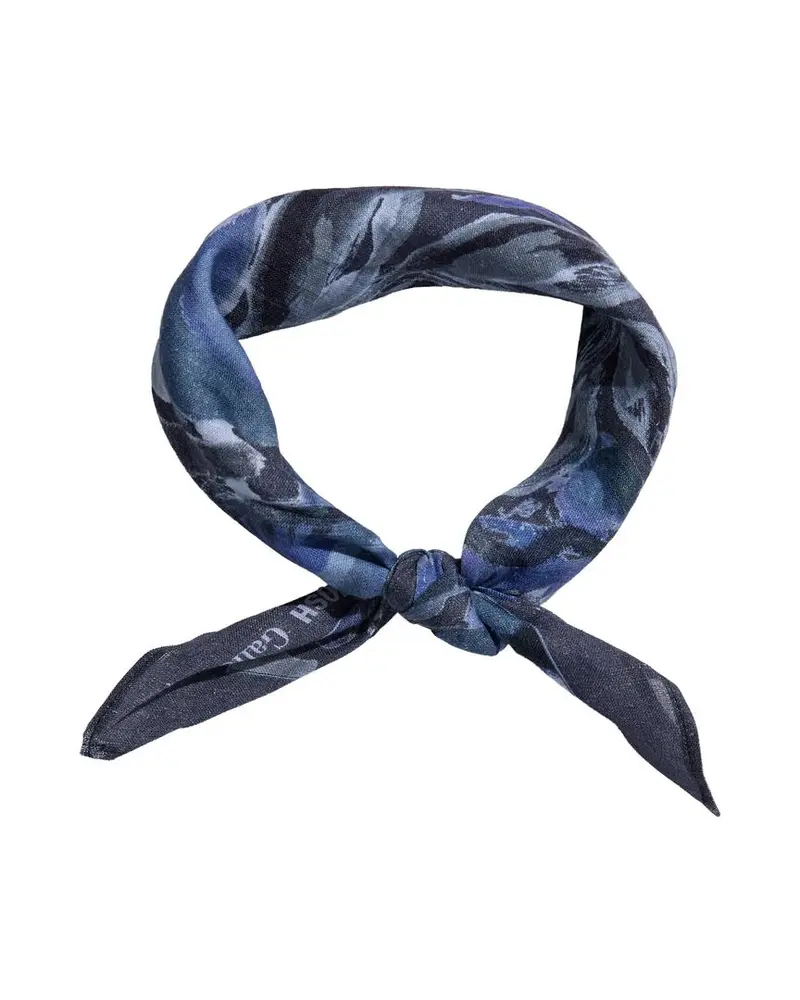 Billede nr 2. for MMGSun Linen Neckerchief - 789 INDIGO NAVY