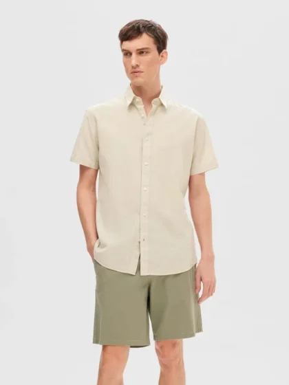 Billede nr 1. for SLHREG-SUN SHIRT SS NOOS - PURE CASHMERE