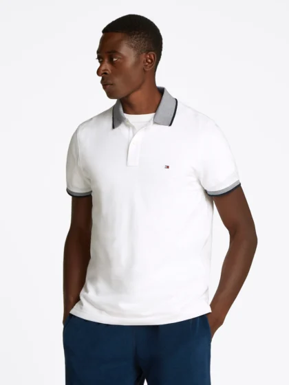 Billede nr 1. for LINEN PIQUE REG POLO - YBR WHITE