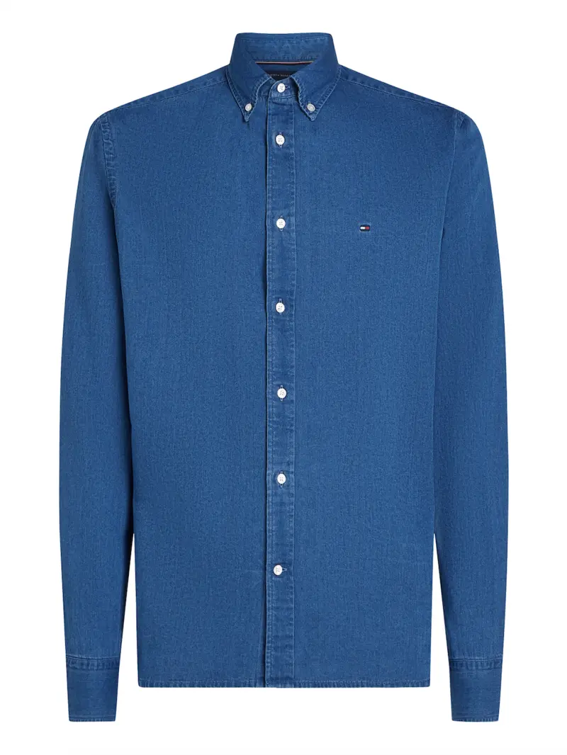 Billede nr 1. for CHAMBRAY RF SHIRT - 0GZ LIGHT BLUE