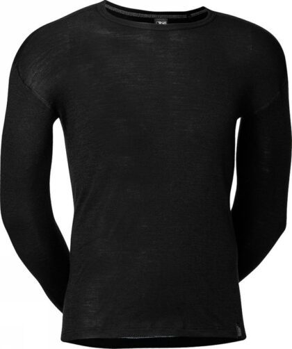 JBS t-shirt long sleeve wool. - Black