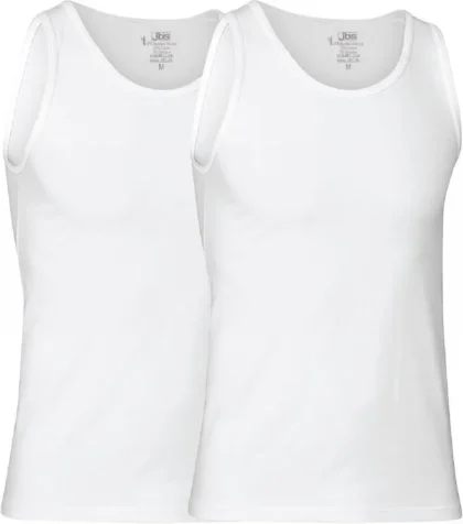 Billede nr 1. for JBS 2-pack singlet bamboo - 1 HVID