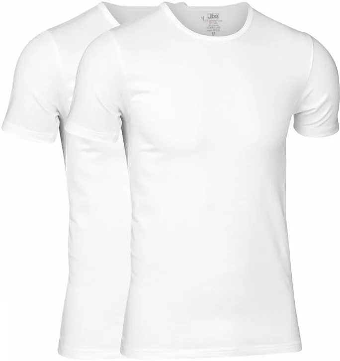Billede nr 1. for JBS 2-pack O-neck bamboo - 1 HVID
