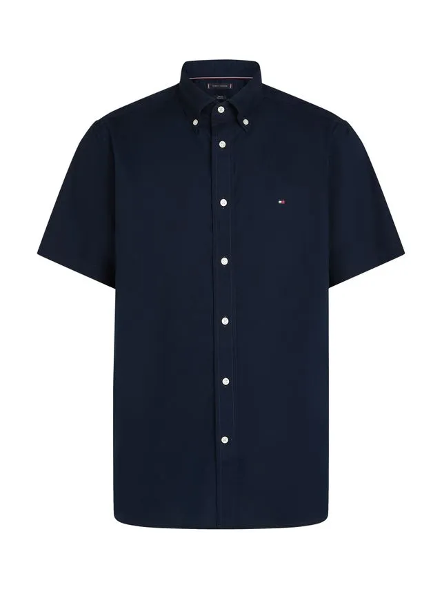 Billede nr 1. for FLEX POPLIN SOLID S/S SHIRT - DW5 DESERT SKY