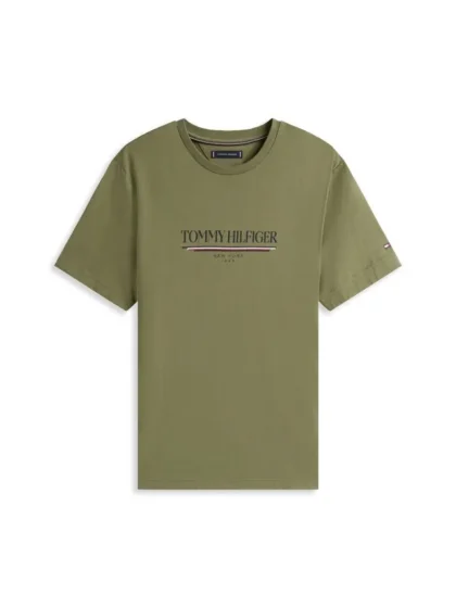 Billede nr 1. for BRAND LOVE HILFIGER TEE - PLI BATTLE GREE