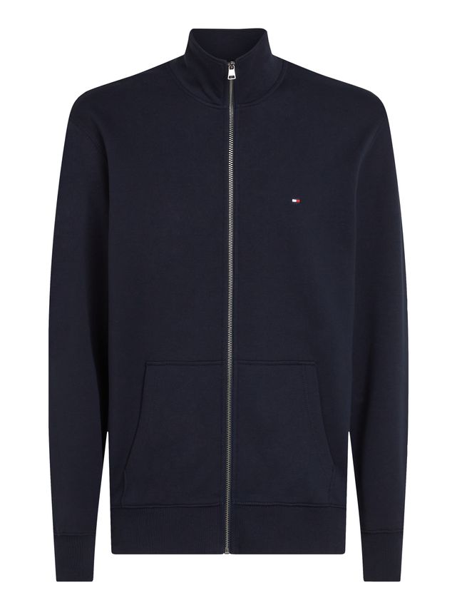 ESSENTIAL TERRY ZT STAND COLLAR - dark blue