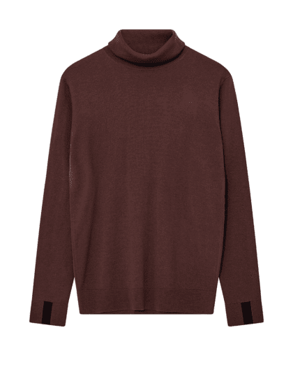 MMGAdam Soft Roll Neck Knit - brown