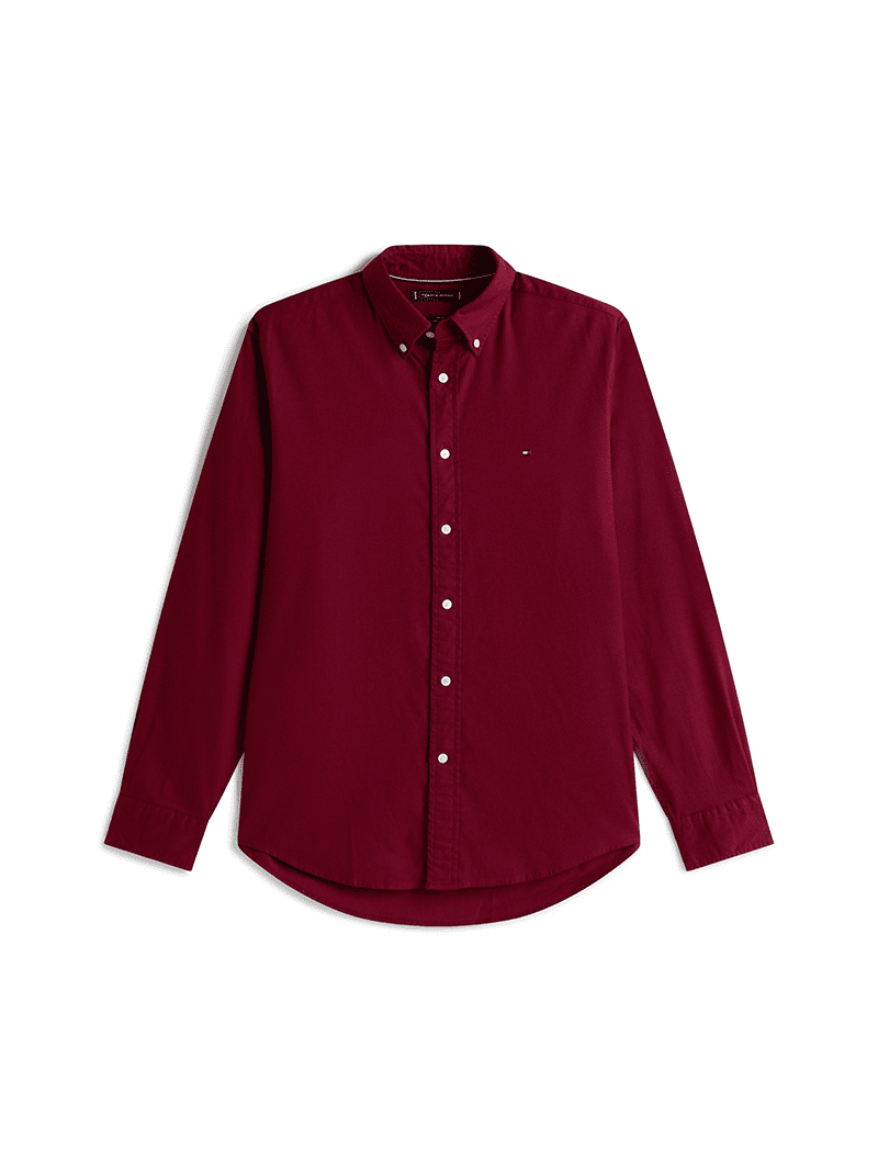FLEX FLANNEL SOLID RF SHIRT - red