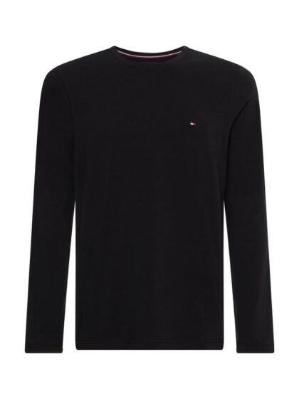 STRETCH SLIM FIT LONG SLEEVE TEE - black