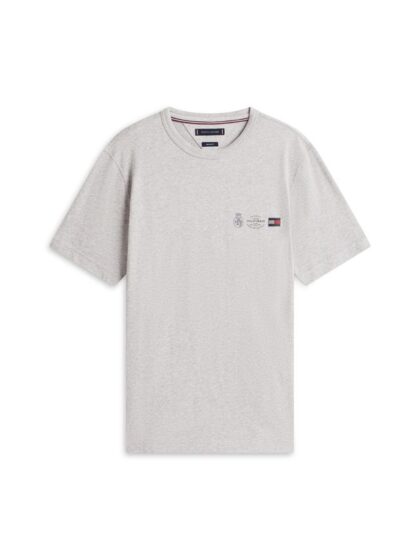 SMALL CREST OUTLINE TEE - grey