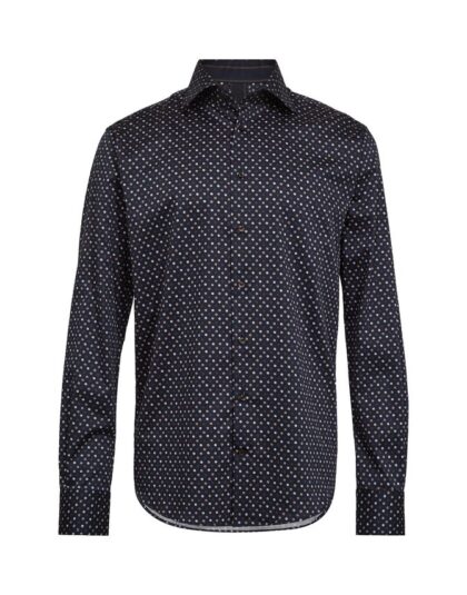 Mens shirt l/s modern fit - navy