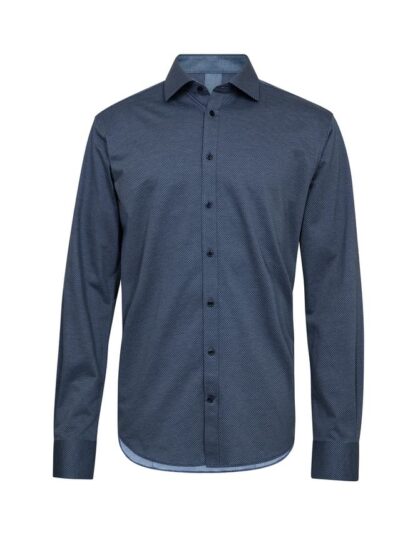 Mens shirt l/s modern fit - navy