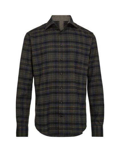 Mens shirt l/s modern fit - army