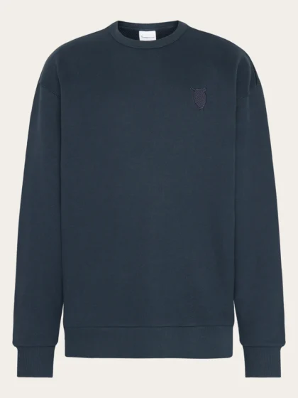 Loose fit heavy diagonal structure  - navy