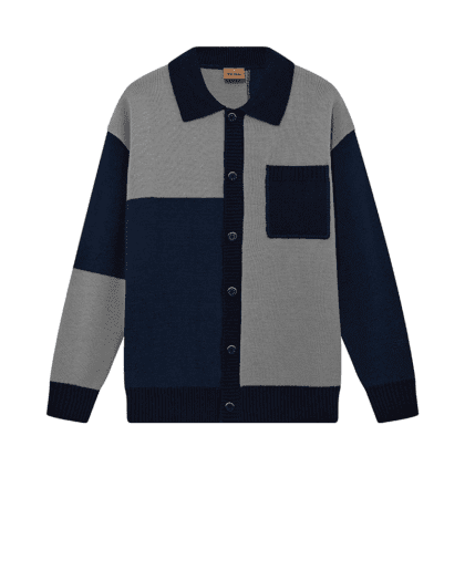 MMGPatch Knit Cardigan - grey